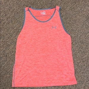 Barely worn X-Large men’s under armor coral tank